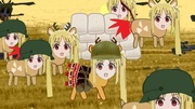 戦場の鹿