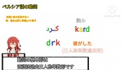 喜多郁代と学ぶ ペルシア語動詞