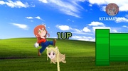 喜多ちゃんがニジカを使って1UPしている様子の動画
