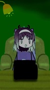 Machinuma watching TV alone