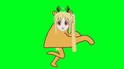 (鳴き声追加しました)獅子舞のはとこ？ニジカ(上だけと全体)とニジカボックス(かくかく)GB素材【鹿舞】