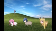 結束バンドでいちじくにんじん　三頭のぼざクリ試作編