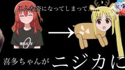 喜多郁代を透過させるとニジカになる原因不明なバグ【キネマスター】