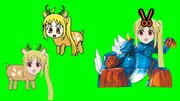 伊地知ニジカ(うごメモのすがた) ＋ おまけ  伊地知ニジゴン　GB素材